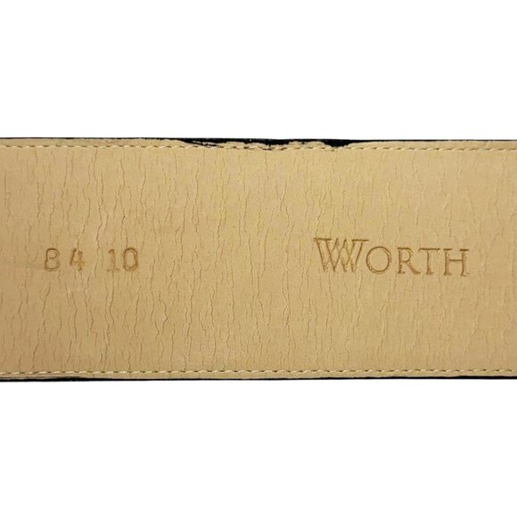 WORTH Wide Belt in Corked Leather